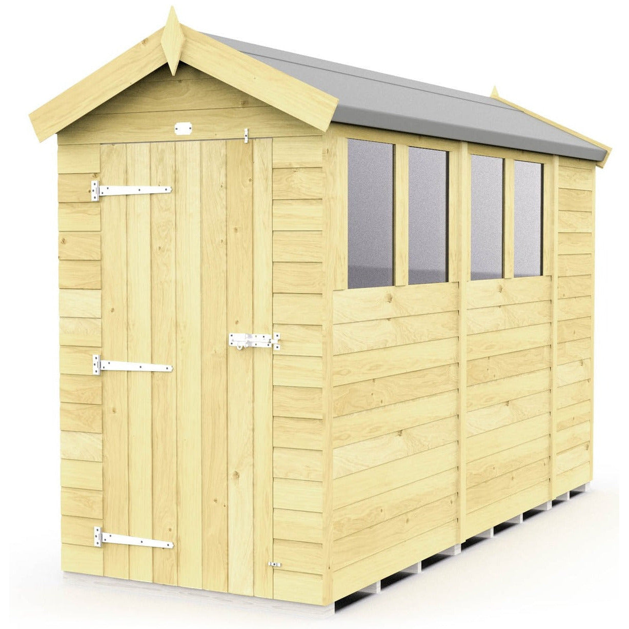 Total Sheds (4x11) Pressure Treated Apex Shed