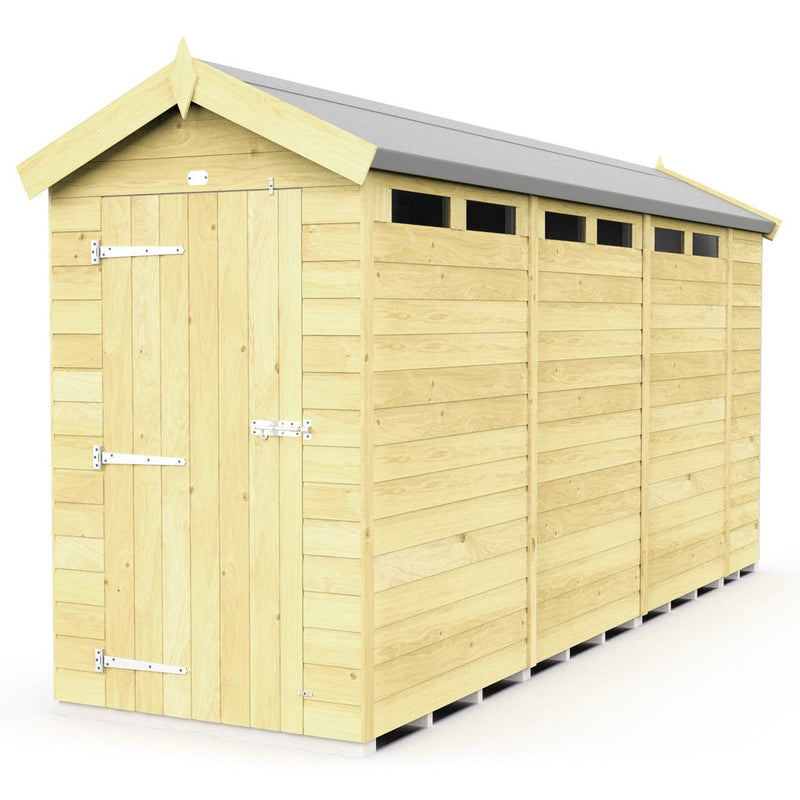 Total Sheds (4x15) Pressure Treated Apex Security Shed