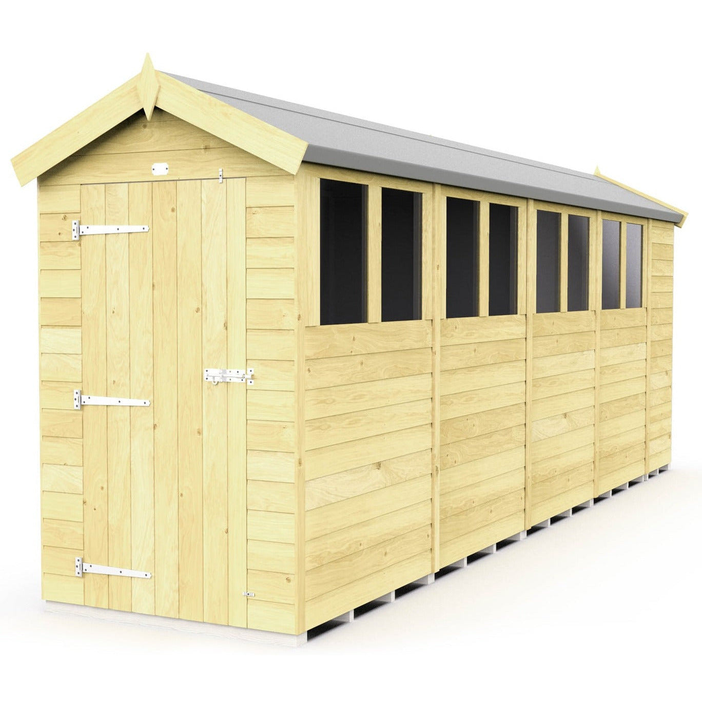 Total Sheds (4x18) Pressure Treated Apex Shed