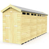 Total Sheds (4x18) Pressure Treated Apex Security Shed