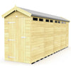 Total Sheds (4x19) Pressure Treated Apex Security Shed
