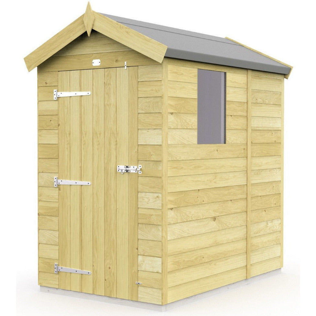 Total Sheds (4x5) Pressure Treated Apex Shed