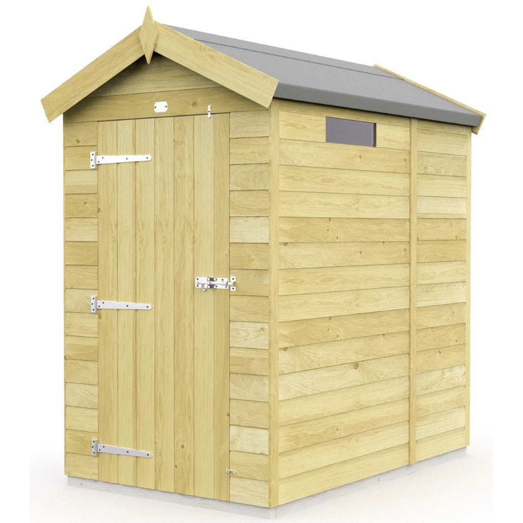 Total Sheds (4x5) Pressure Treated Apex Security Shed