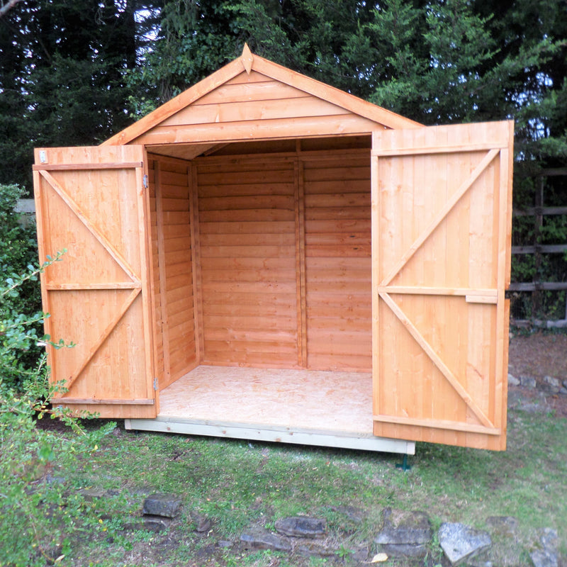 Shire Pressure Treated Overlap Shed Double Door (4x6) OVED0406POL-1AA 5060490130163 - Outside Store