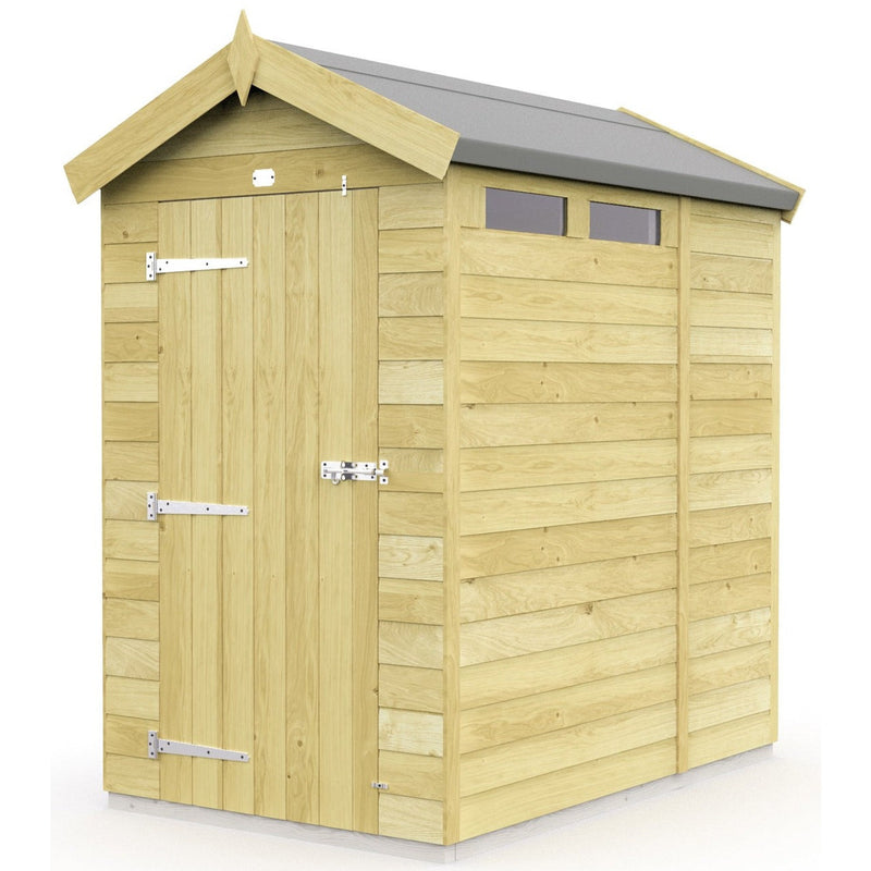 Total Sheds (4x6) Pressure Treated Apex Security Shed