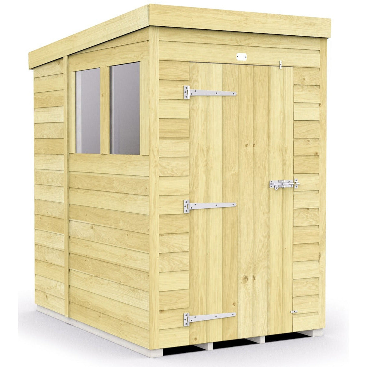 Total Sheds (4x6) Pressure Treated Pent Shed