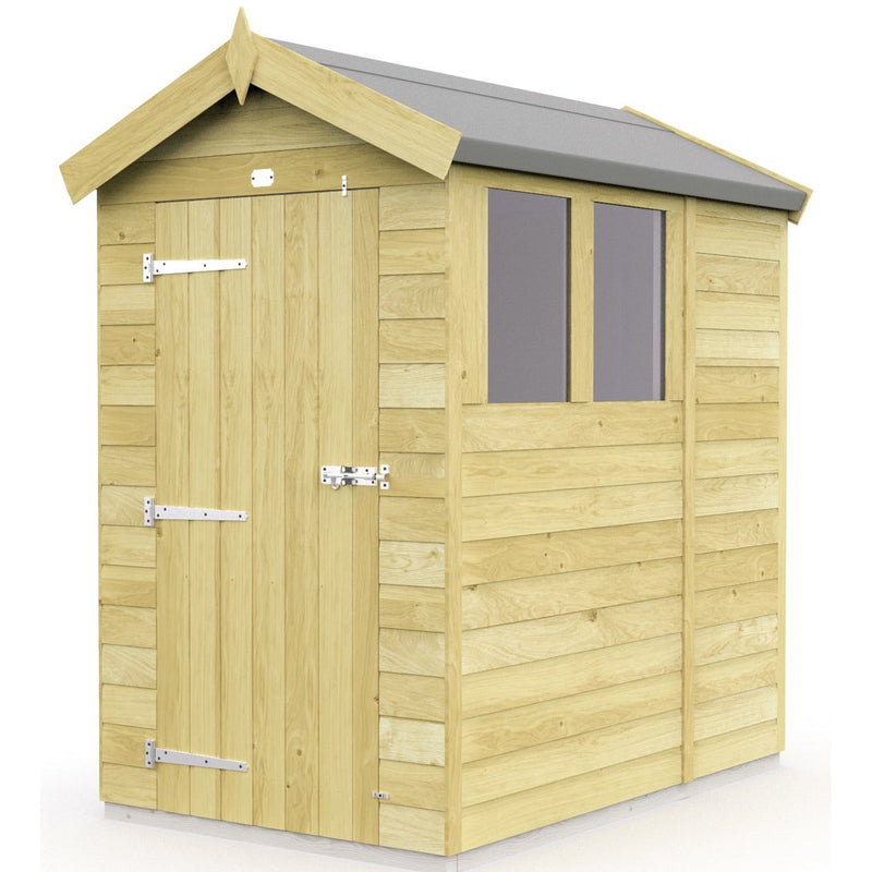 Total Sheds (4x7) Pressure Treated Apex Shed