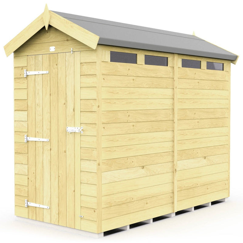 Total Sheds (4x8) Pressure Treated Apex Security Shed