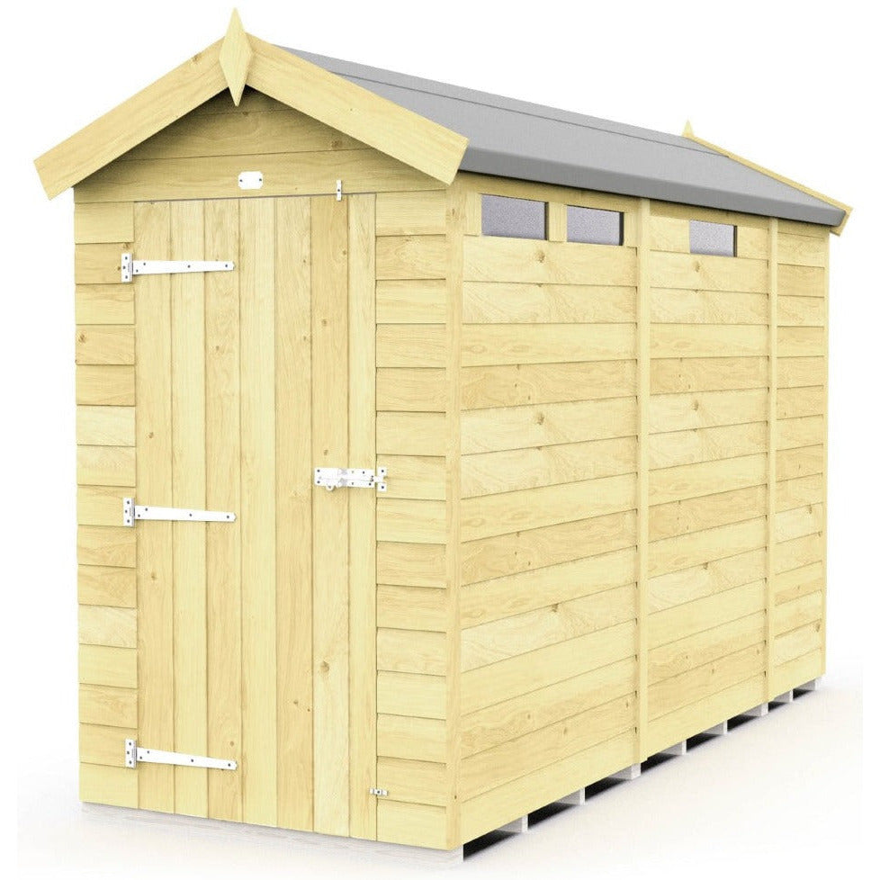 Total Sheds (4x9) Pressure Treated Apex Security Shed