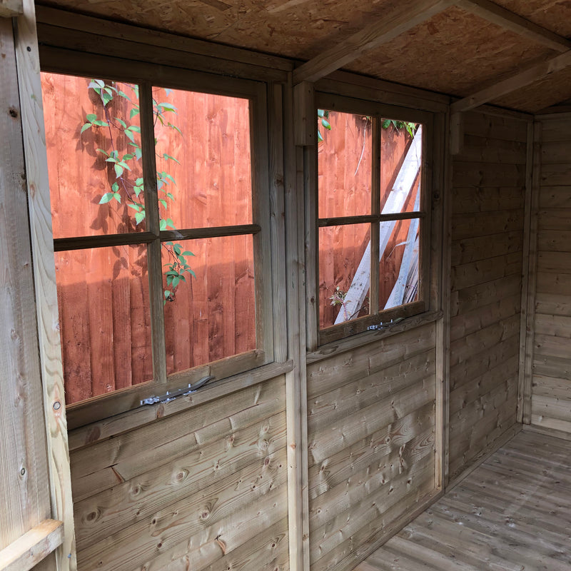 Shire Guernsey Pressure Treated Shiplap Range Shed Double Door (10x7) GUER0710PSL-1AA 5060490130217 - Outside Store