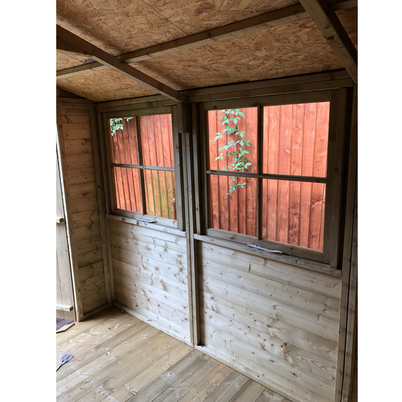 Shire Guernsey Pressure Treated Shiplap Range Shed Double Door (10x7) GUER0710PSL-1AA 5060490130217 - Outside Store