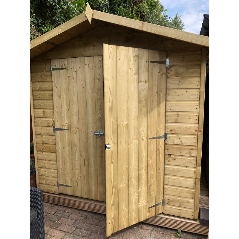 Shire Guernsey Pressure Treated Shiplap Range Shed Double Door (10x7) GUER0710PSL-1AA 5060490130217 - Outside Store