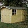 Shire Jersey Pressure Treated Shiplap Range Shed Double Door (7x13) JERS0713PSL-1AA 5060490130224 - Outside Store