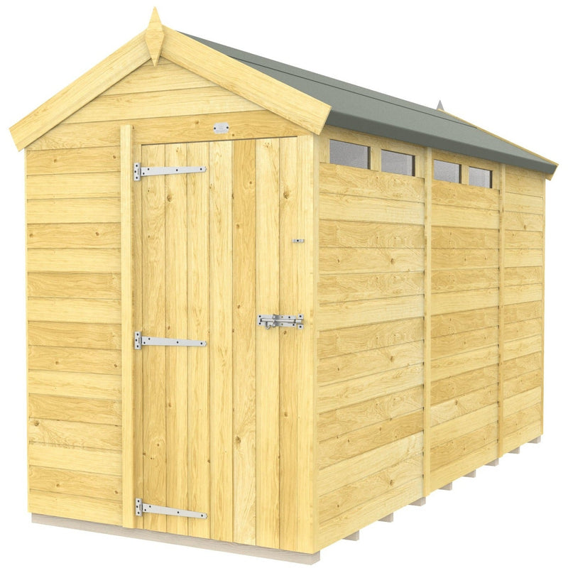 Total Sheds (5x11) Pressure Treated Apex Security Shed