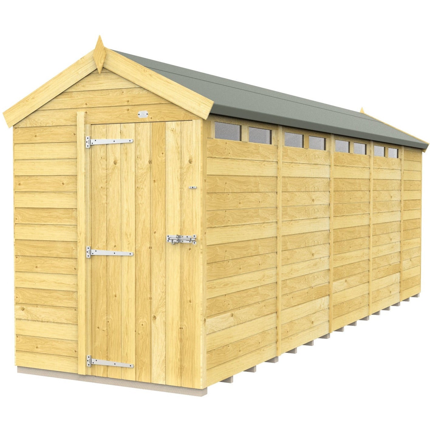 Total Sheds (5x19) Pressure Treated Apex Security Shed