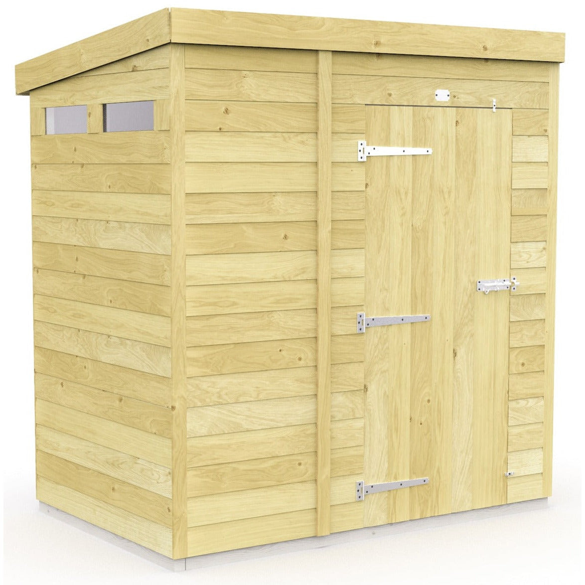 Total Sheds (5x4) Pressure Treated Pent Security Shed