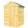 Total Sheds (5x4) Pressure Treated Apex Security Shed