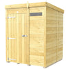 Total Sheds (5x5) Pressure Treated Pent Security  Shed