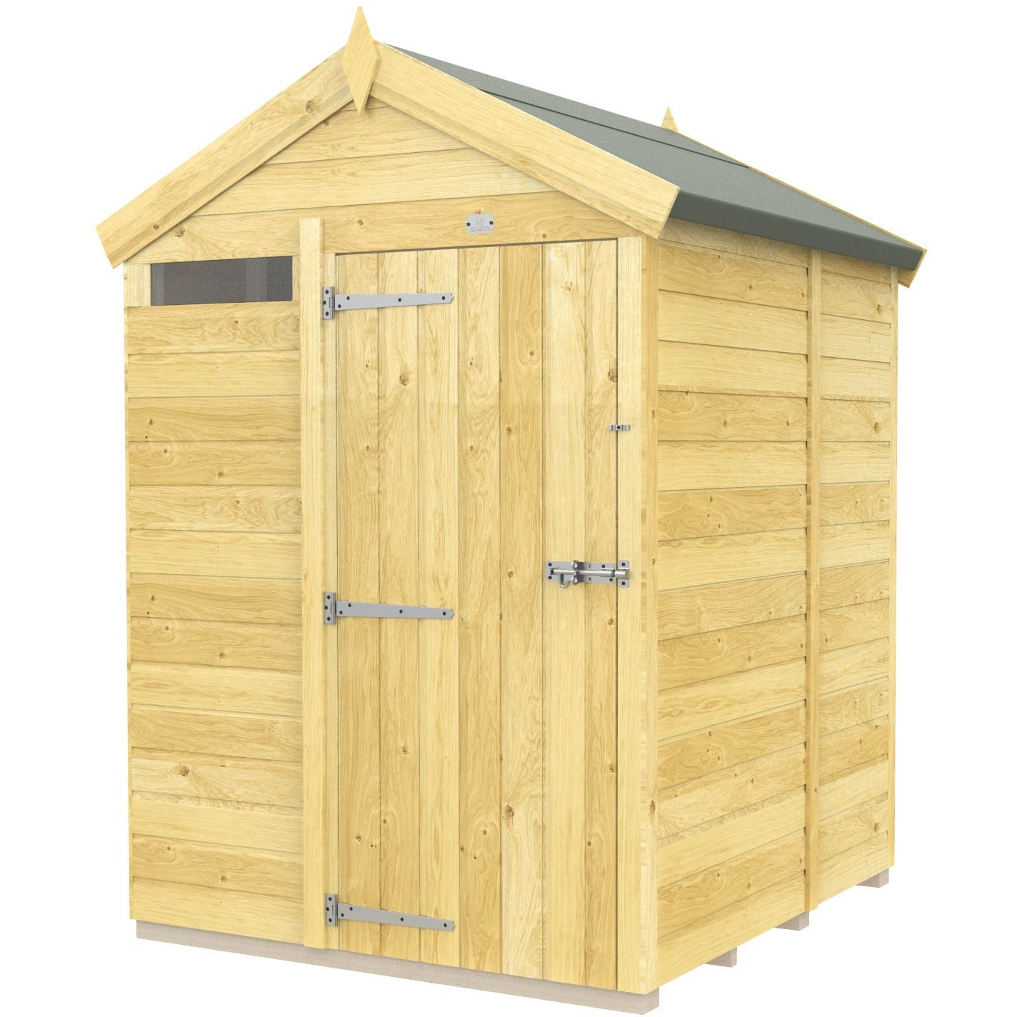 Total Sheds (5x5) Pressure Treated Apex Security Shed