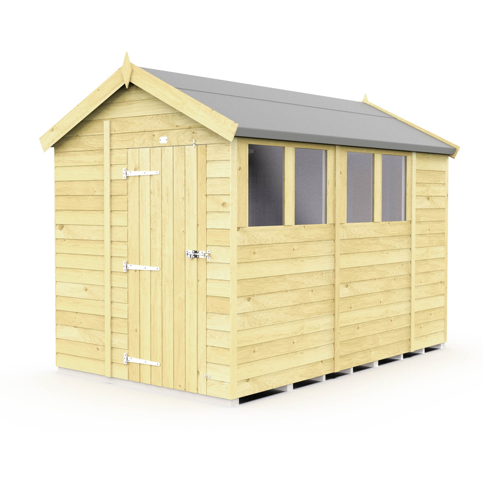 Total Sheds (6x10) Pressure Treated Apex Shed