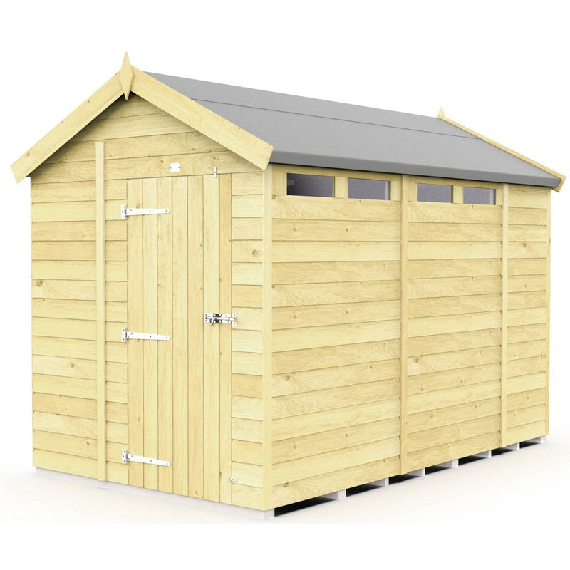 Total Sheds (6x10) Pressure Treated Apex Security Shed