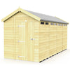 Total Sheds (6x16) Pressure Treated Apex Security Shed