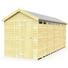 Total Sheds (6x17) Pressure Treated Apex Security Shed