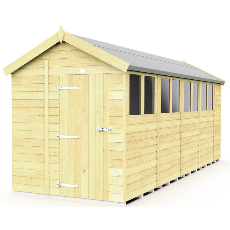 Total Sheds (6x18) Pressure Treated Apex Shed