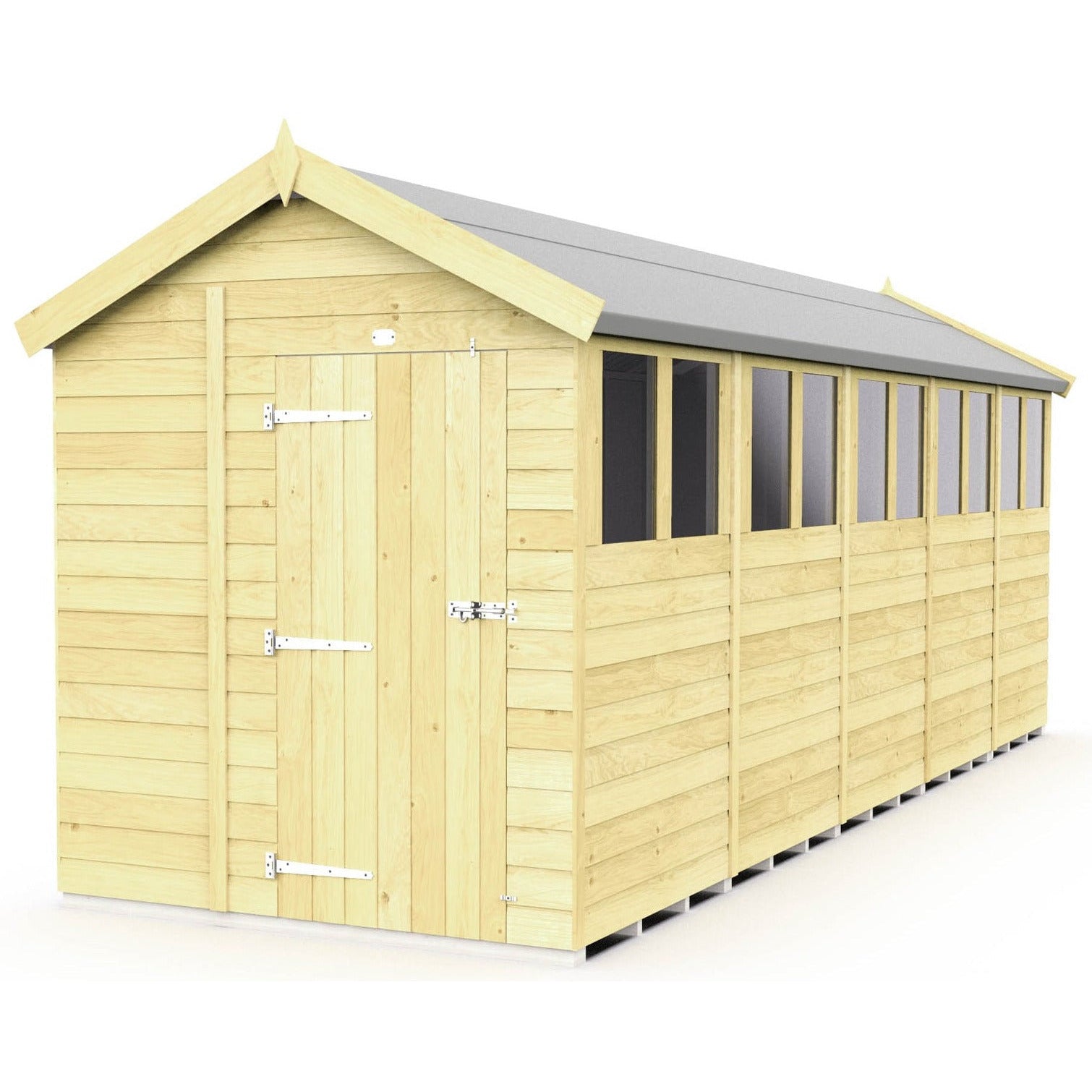 Total Sheds (6x20) Pressure Treated Apex Shed