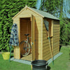 Shire Shetland Pressure Treated Shiplap Apex Range Shed  (6x4) SHET0604PSL-1AA  5060490131160 - Outside Store