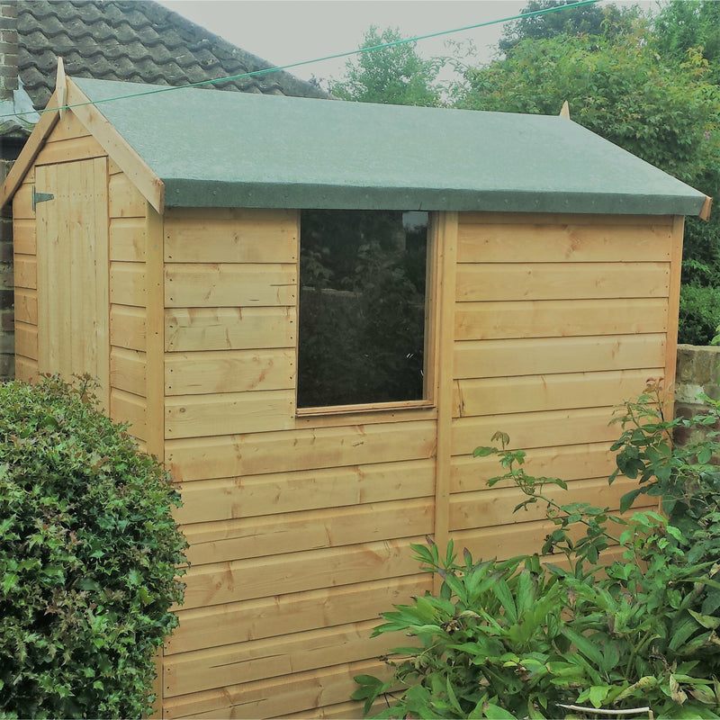 Shire Shetland Pressure Treated Shiplap Apex Range Shed  (6x4) SHET0604PSL-1AA  5060490131160 - Outside Store