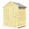Total Sheds (6x4) Pressure Treated Apex Security Shed