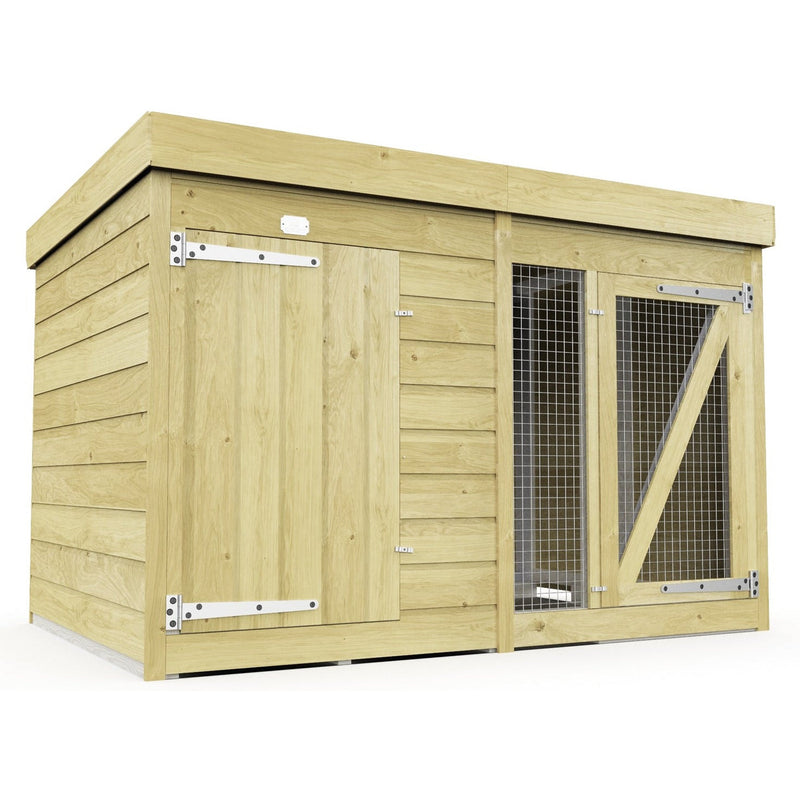 Total Sheds (6x4) Pressure Treated Dog Kennel and Run