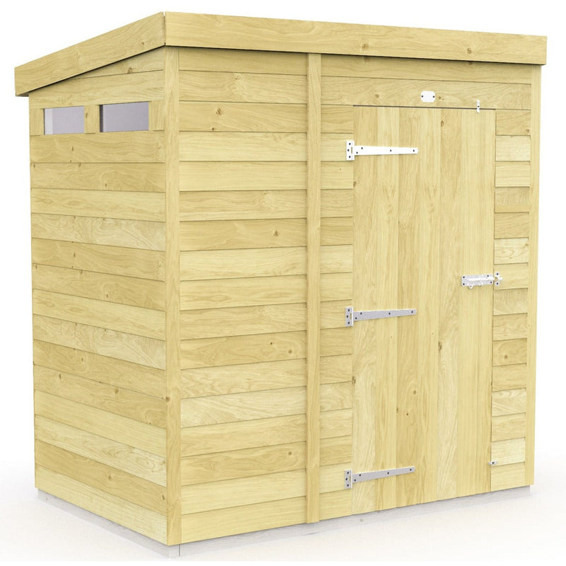 Total Sheds (6x4) Pressure Treated Pent Security Shed