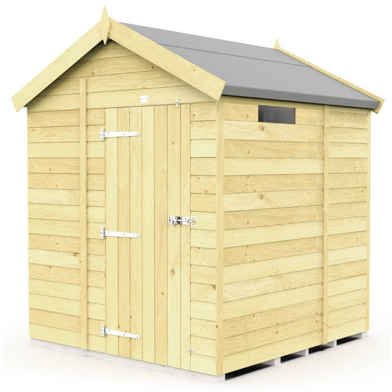 Total Sheds (6x5) Pressure Treated Apex Security Shed