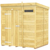 Total Sheds (6x5) Pressure Treated Pent Security Shed