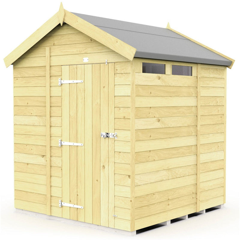 Total Sheds (6x6) Pressure Treated Apex Security Shed