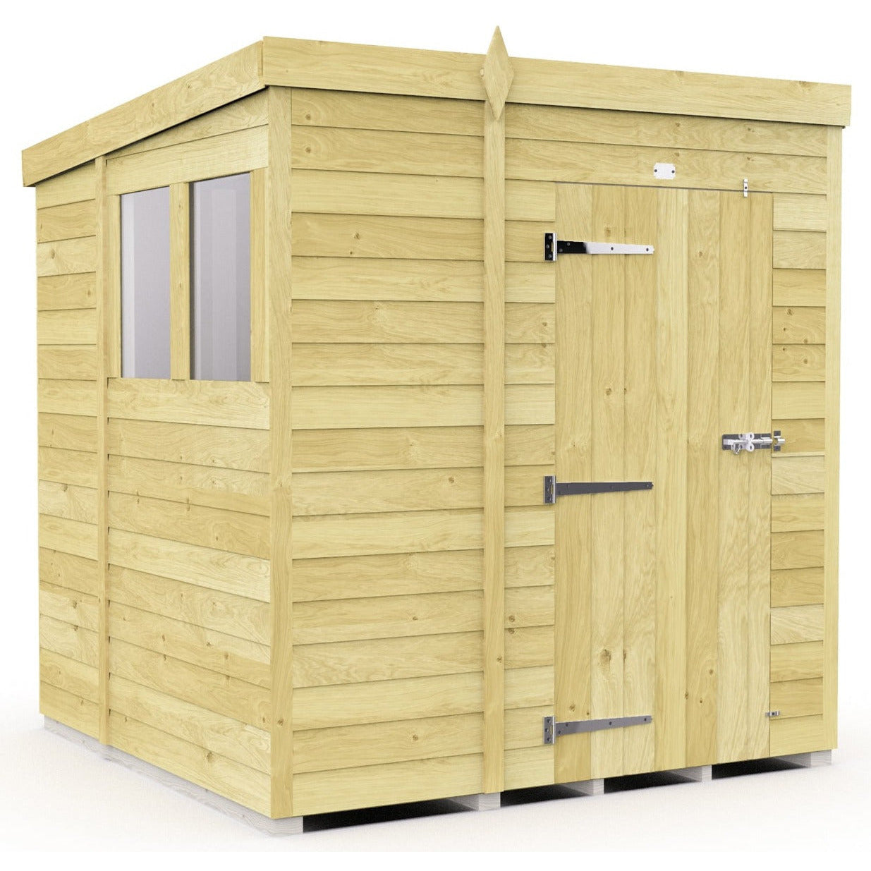 Total Sheds (6x6) Pressure Treated Pent Shed