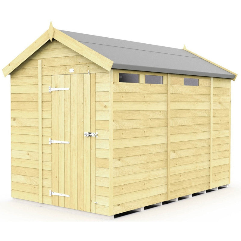 Total Sheds (6x9) Pressure Treated Apex Security Shed