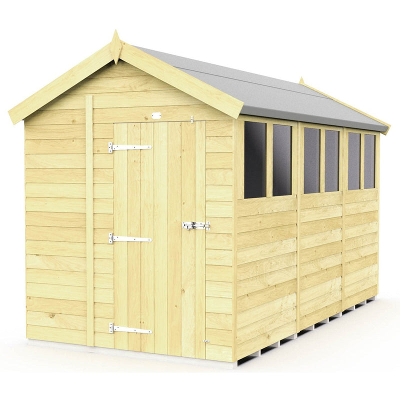 Total Sheds (7x12) Pressure Treated Apex Shed