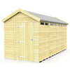 Total Sheds (7x16) Pressure Treated Apex Security Shed
