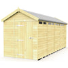 Total Sheds (7x18) Pressure Treated Apex Security Shed