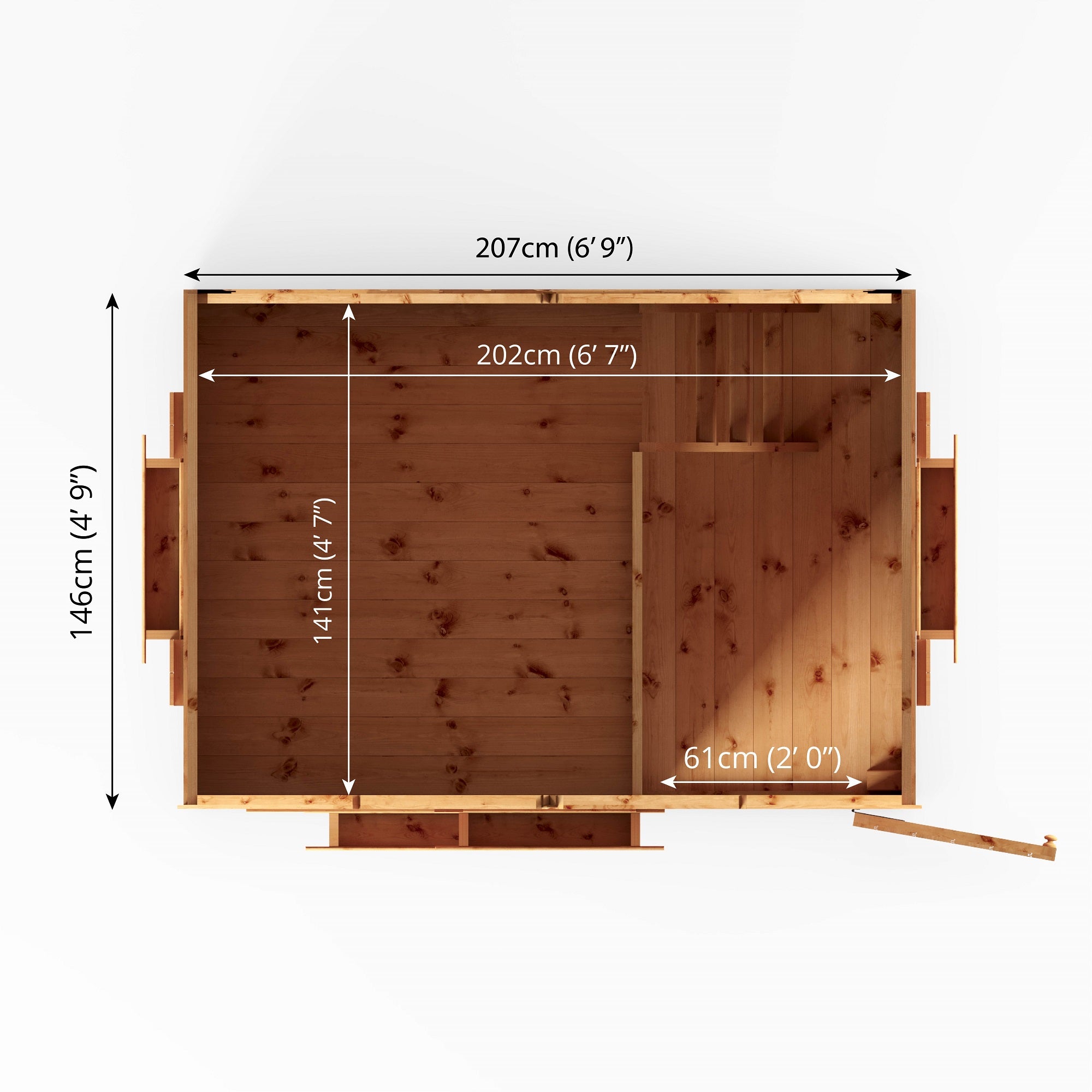 Mercia Double Storey Swiss Cottage (7x5) (SI-002-001-0109 - EAN 5029442006833)
