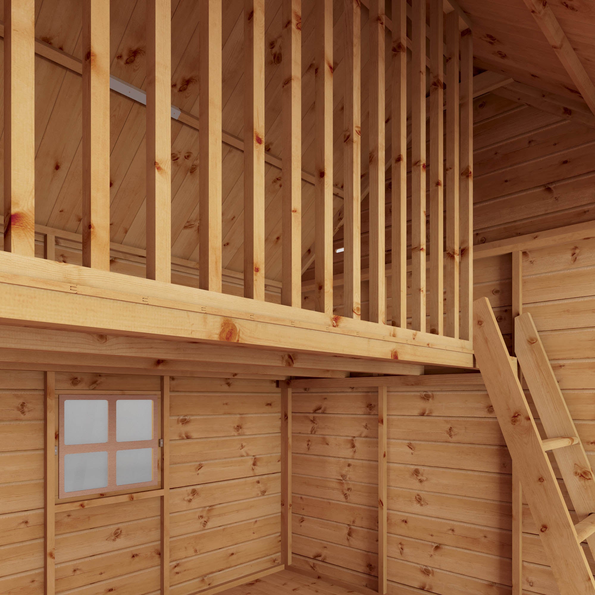 Mercia Double Storey Swiss Cottage (7x5) (SI-002-001-0109 - EAN 5029442006833)