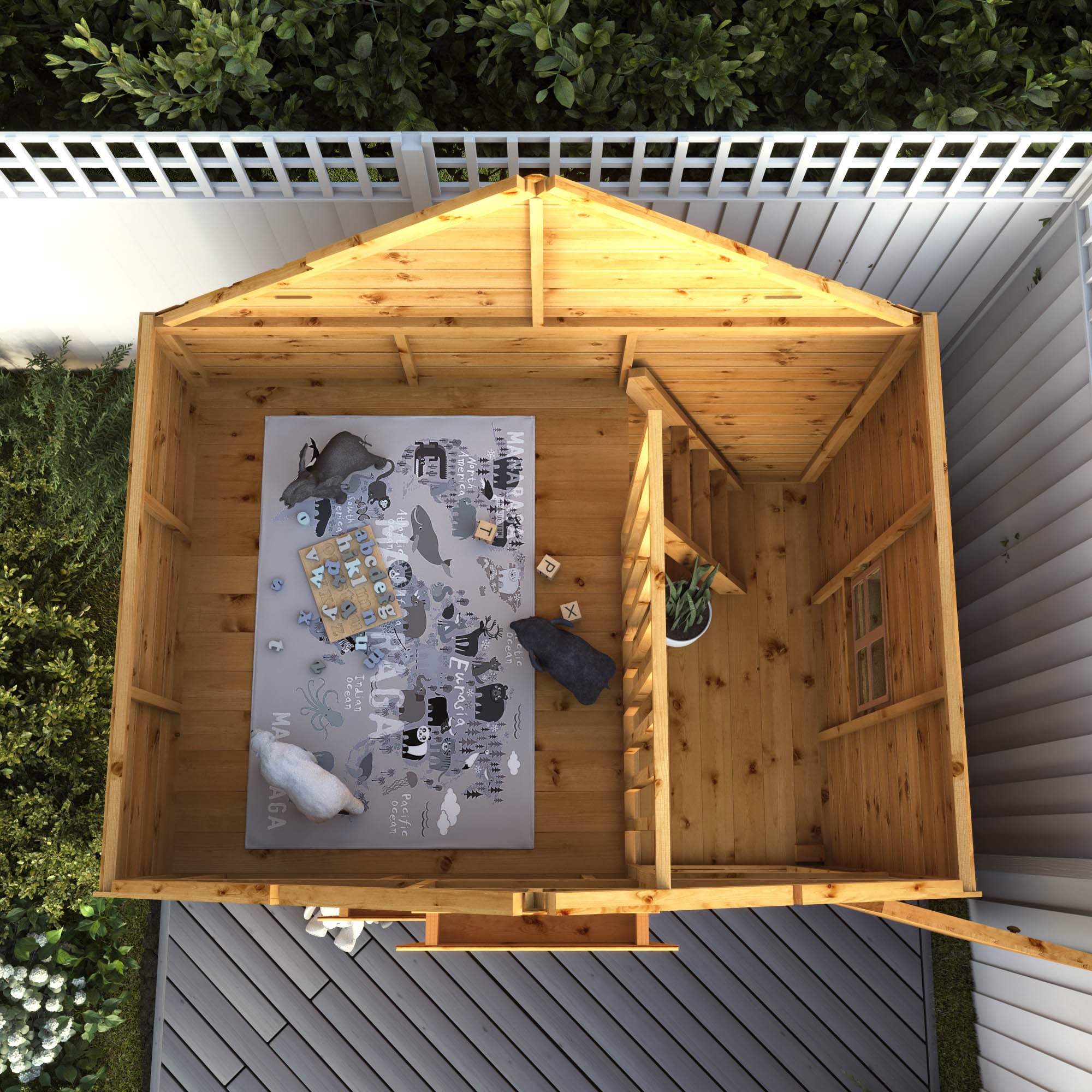 Mercia Double Storey Swiss Cottage (7x5) (SI-002-001-0109 - EAN 5029442006833)
