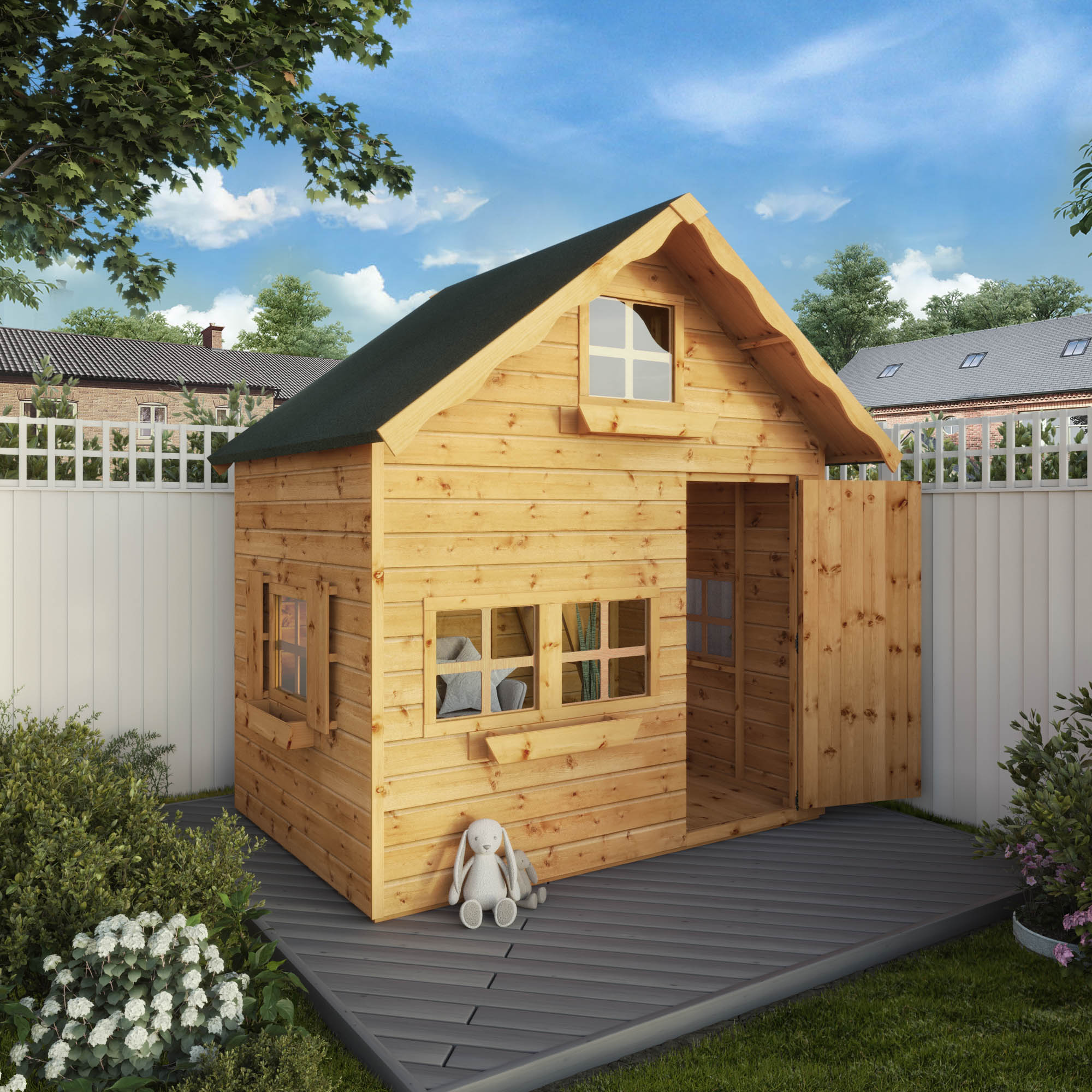 Mercia Double Storey Swiss Cottage (7x5) (SI-002-001-0109 - EAN 5029442006833)