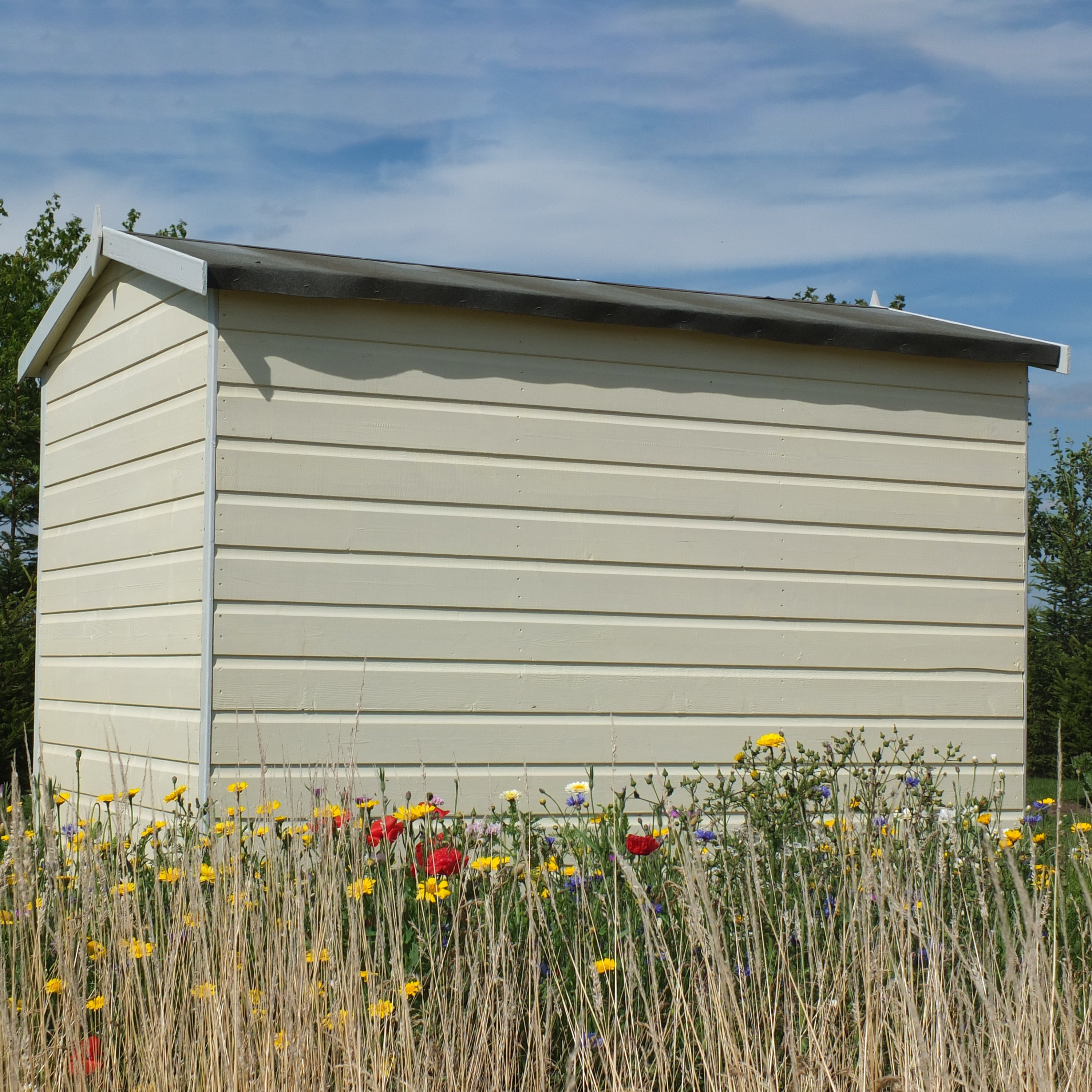 Shire Lewis Premium Shed Range Single Door (7x5) LEWI0705DSL-1AA 5060211117336 - Outside Store