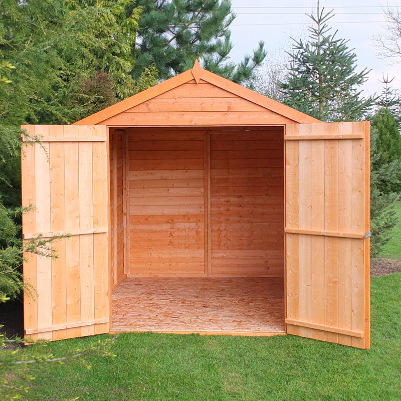 Shire Dip Treated Overlap Shed Double Door (7x5) OVED0705DOL-1AA 5060437981629 - Outside Store