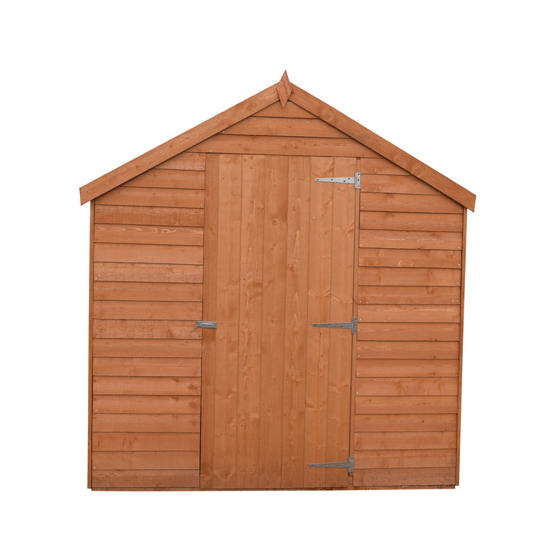 Shire Dip Treated Overlap Value Shed Single Door (7x5) OVSV0705DOL-1AA 5060490133348 - Outside Store