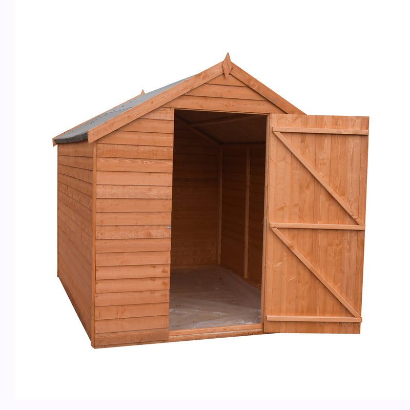 Shire Dip Treated Overlap Value Shed Single Door (7x5) OVSV0705DOL-1AA 5060490133348 - Outside Store